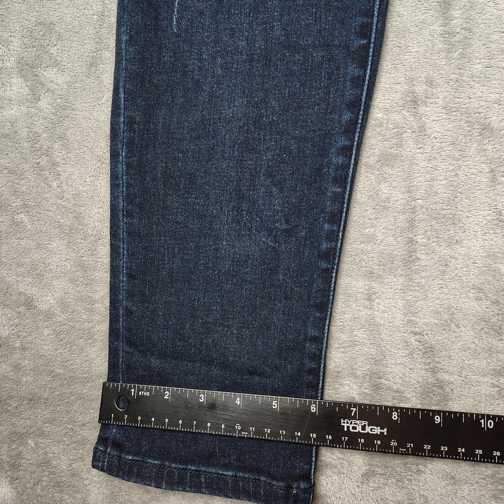 Judy Blue Jeans Womens 30 Blue Boyfriend Dark Wash Distressed Stretch Denim - Picture 10 of 16
